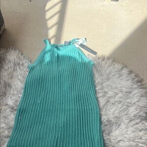 Tahari Aqua Knit Top